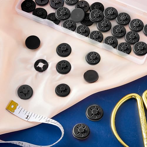 Juexica Race Bib Clips Running Number Holder - color: Black