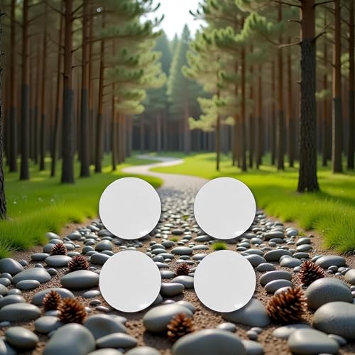 4 Pcs White Marathon Race Number Magnetic Race Bib Holders Running Fix Clips Buckle Running Waist Packs Sports Outdoors