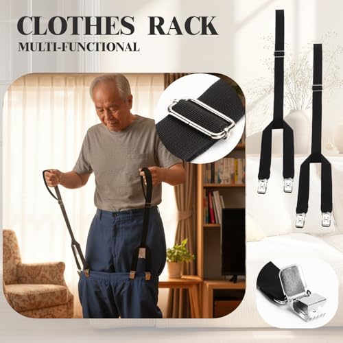 7PC Hip Kit for Seniors Total Hip Replacement Prime, Hip Replacement Kit After Surgery, Recovery Kit,Sock Aid,Dressing Stick,Shoehorn,Dressing Aid for Pants,Leg Lifter,Back Scratcher,Bath Scrubber
