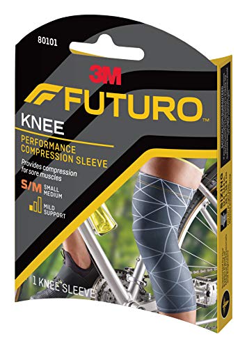 FUTURO Performance Compression Sleeve - size: Small/Medium, style: Knee Sleeve