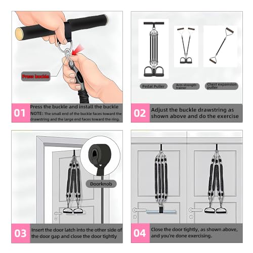 Multifunction Tension Rope Set,Upgraded Smart Stirrup Puller