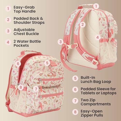 Bentgo Kids Print Durable & Water-Resistant Backpack - color: Cowgirl Dreams, size: Kids Medium