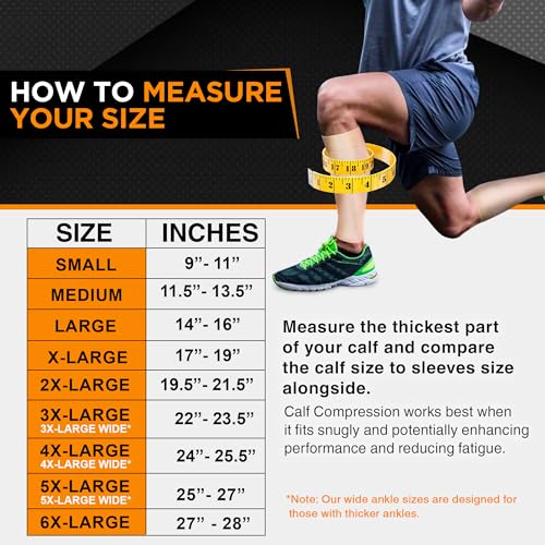Doc Miller Compression Calf Sleeve for Men & Women, 20-30mmHg - color: Pale Skin, size: Small REGULAR