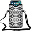 Cell Phone Sleeves Bag Case Crossbody Neoprene Holder Lanyard Phone Pouch for Women Men 7.5 X 4.5 Inches - Bohemia - color: Bohemia