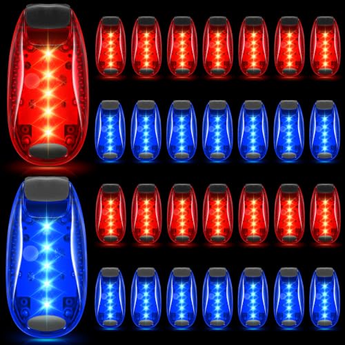 Copkim 30/60/100 Pcs LED Running Light Bulk - color: Red, Blue
