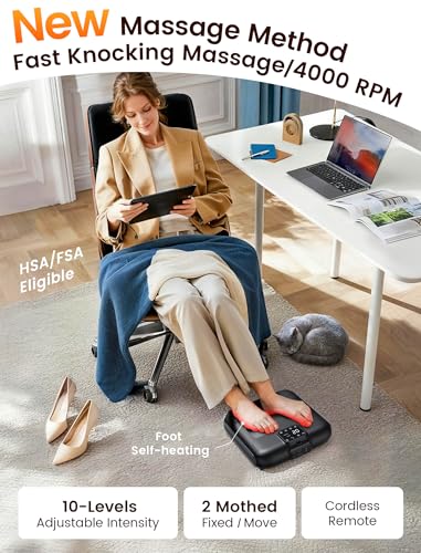 lifechill Cordless Foot Massager, Plantar Fasciitis & Neuropathy Relief