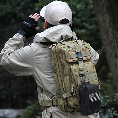 Tactical Molle Utility Pouch Cell Phone Pouch, Waist Bag Belt Pouch for Men, EDC Bag Gadget Organizer Vest Pack Purse Mobile Phone Case Hunting Compact Bag for Runing - color: ACU