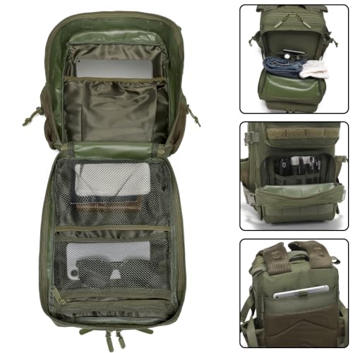 9L/20L Mini Backpack for Men and Women, Small Backpack for Gym Hiking Travel Sports Running - color: 20l-green