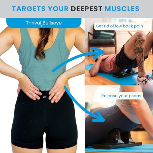 Thrival Bullseye, Psoas Muscle Release Tool, Patented, Carbon Black - color: Carbon Black, size: Thrival Bullseye