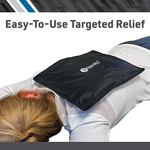 BodyMed Reusable Gel Ice Pack Cold Compress (2-Pack) for Back, Shoulder, Neck, & Knee - Professional Grade Cold Therapy for Injuries, Aches, Swelling, Bruises, Sprains - 12 in. x 7 in. (Half) - size: 12 in × 7 in (Half) (Pack of 2)