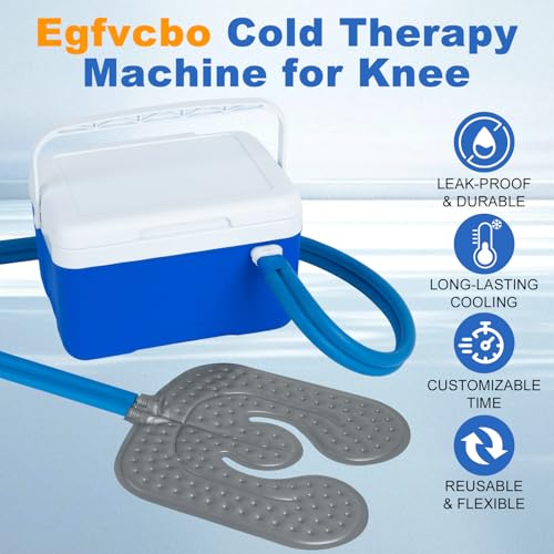 Ice Machine for Knee After Surgery, Cryotherapy System for Knee Pain Relief - size: 9-Quart, style: Joint Pad