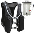 Running Hydration Vest for Women and Men. Reflective, 8 Pocket, Quick Dry, Water-Resistant, Breathable, Adjustable Backpack for Runs, Hiking, Cycling, Trails, Marathons - style: Black with 1.5L Water Bladder