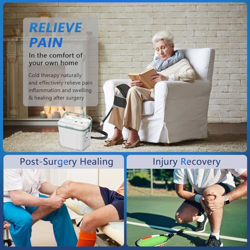 Programmable Timer Ice Machine for Knee After‑Surgery w/Quiet Pump