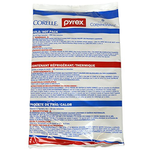 Pyrex Portable Large Cold/Hot Pack (2-Pack) - Made in USA