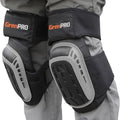 GRENPRO Heavy Duty Knee Pads, Gel Foam, Construction Work Gardening Gray - color: Gray