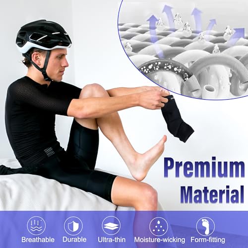 Compression Foot Sleeves (Pair) with Partial Pressure - size: Large