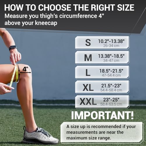DR. BRACE ELITE Knee Brace with Side Stabilizers & Patella Gel Pads - color: Moon, size: Medium