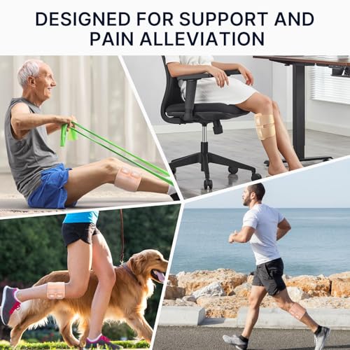 Fit Geno Sciatica Brace with Dual Pressure Pads for Pain Relief, Unisex - color: Nude