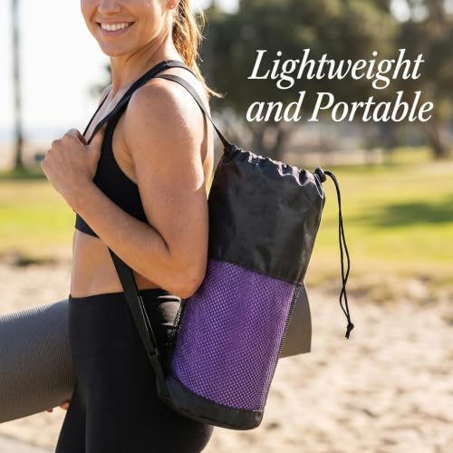2 Pcs High-Density Epp Foam Roller 12"x6", Portable Round Roller with 2 Carry Bags for Pilates, Yoga, Muscle Recovery Set for Physical Recovery, Stretching, Legs, Back, Pink & Purple Roll