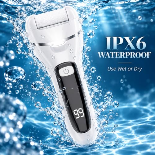 Wea&Hea White Electric Callus Remover, 17-in-1 At-Home Pedicure Kit - style: Kit 17 in 1 White