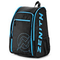 A11N SPORTS Tournament Pickleball Bag Backpack for Men & Women, Holds 4 Paddles, Shoe Compartment, Fence Hook - color: Black/Blue