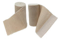 4" Elastic Bandage Wrap with Self-Closure, 2-Pack – 15 ft Stretched – Latex-Free, Reusable, Washable – Compression Support for Sprains, Injuries, Swelling, Sports Recovery - size: 4"