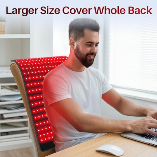 Comfytemp Red Light Pad for Body, 24'' x 17'', 660nm & Invisible 850nm - size: 24'' x 17''