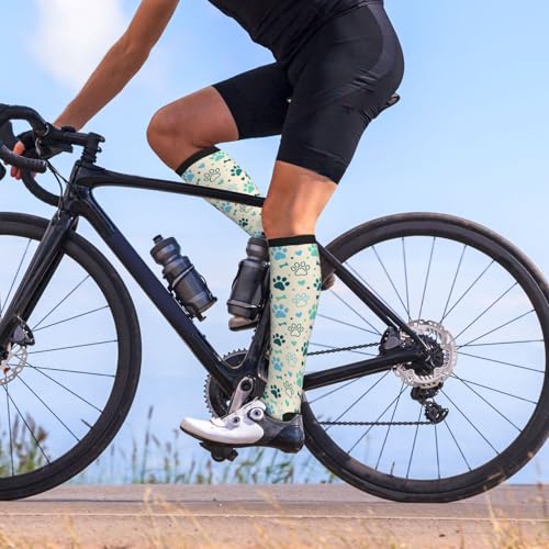 Graduated Compression Socks Knee High For Women Men Athletic - color: 15