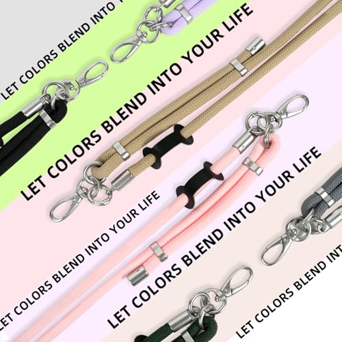 Phone Lanyard, 3 Ways to Wear: Crossbody, Neck and Wrist Strap - color: Pink