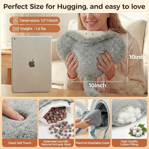 Mewaii Microwavable Stuffed Animal Stingray Plush, for Period Cramps, 10in - style: Stingray