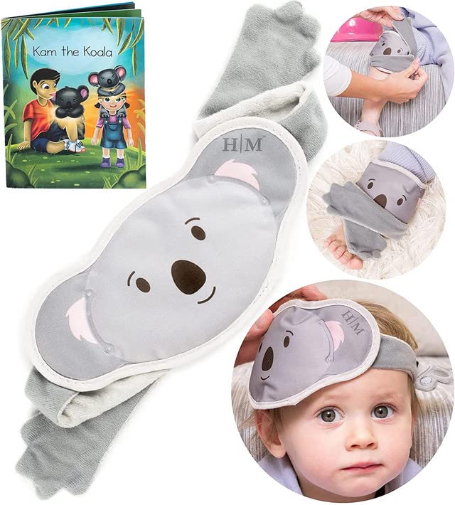 MyHalos Kam the Koala Kids Ice Pack, Reusable Ice Pack for Boo Boos & Bumps