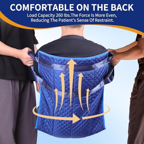Wheelchair to Car Transfer Devices, Lift Assist for Seniors, Transfer Sling - color: Blue