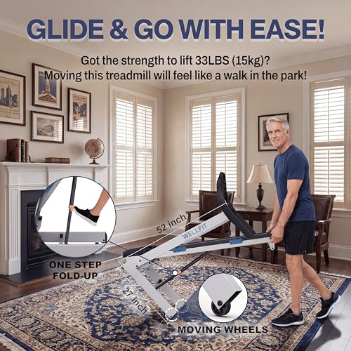 Heavy Duty Treadmills with 15% Auto Incline for Home Gym, Small Commercial
