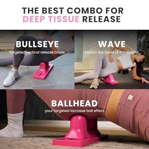 Thrival Deep Tissue Pro, Psoas Muscle Release Tool, Patented, Pink - color: Pink, size: Thrival Deep Tissue Pro
