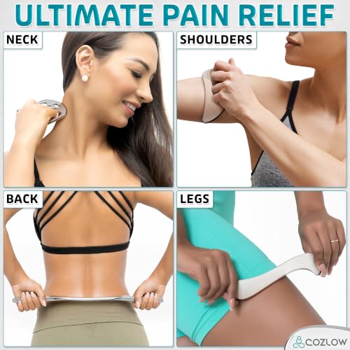 5-in-1 Muscle Scraper Stainless Steel Fascia Release Gua Sha IASTM Tools - style: Style E (5in1)