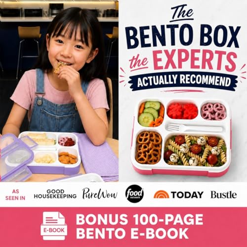 kinsho Bento Lunch Box Set of 2, Ice Pack with Insulated Bag, Pink & Purple - color: Lilac + Pink