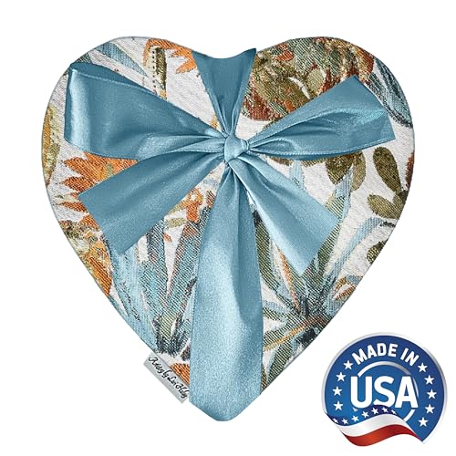 Heat Pack - Microwavable Heating Pads - Microwave Heating Pad for Pain Relief & Comfort - Suitable for The Neck, Back, Shoulders, Hips, Stomach Cramps & More - Neck Heat Wrap - Valentine - Gift - size: HEART, style: Cactus Garden