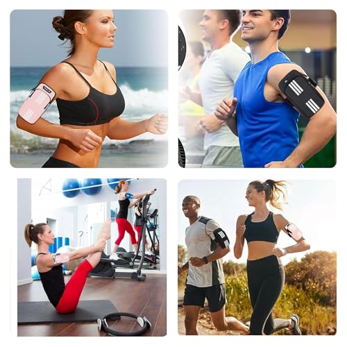 Running Armband, Cell Phone Purse Small Crossbody Bags for Women Men Kids Pouch for iPhone 15/14/13 pro/Plus/xs/xr/xs max, Galaxy S22 Ultra and More - color: Blue