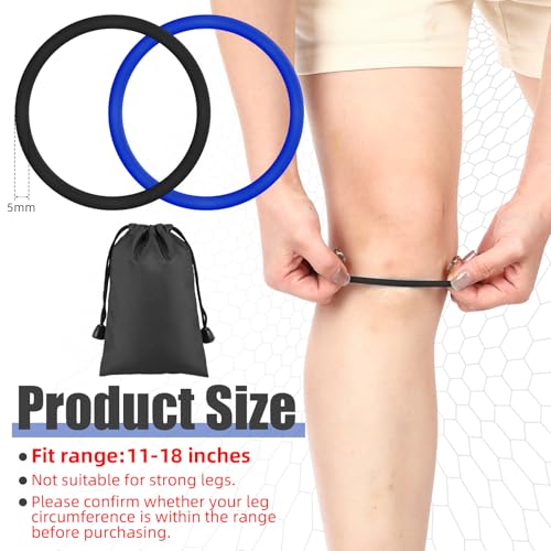 Foilswirl Patella Knee Band Basketball Knee Strap,4,Black and Royal Blue,M - color: Black and Royal Blue, size: M