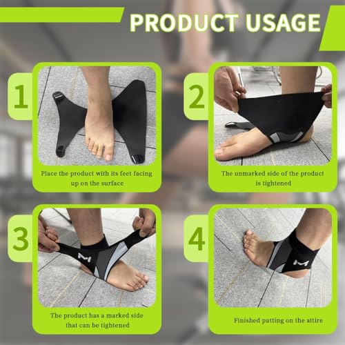 Ankle Brace 2 Pack for Men & Women, Adjustable Lace-Up Ankle Support with Straps, Breathable Compression Stabilizer for Sports, Running, Basketball & Daily Wear (Gray)