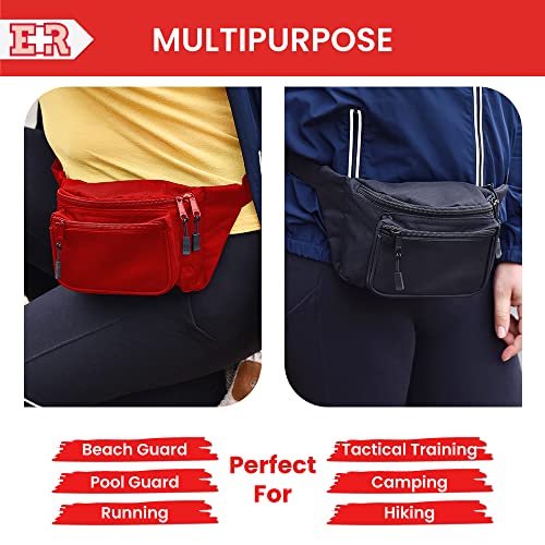 Ever Ready First Aid Deluxe Fanny Waist Pack Pouch for Emergency Tactical Preparedness
