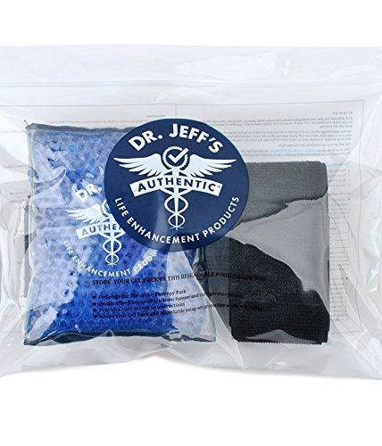 Medical Grade Pain Relief Flexible Ice Pack for Injuries | Dual Sided Soft Plush Hot Pack + Flexible Gel Beads Reusable Ice Pack | Great for Knee, Sciatica, Back, + Neck Pain | Bonus Extension Straps - style: Large Pack with Extension Straps