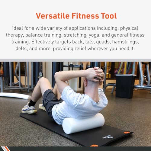 Foam Roller, Full Round 6" x 36" - size: Full Round 6 x 12 in