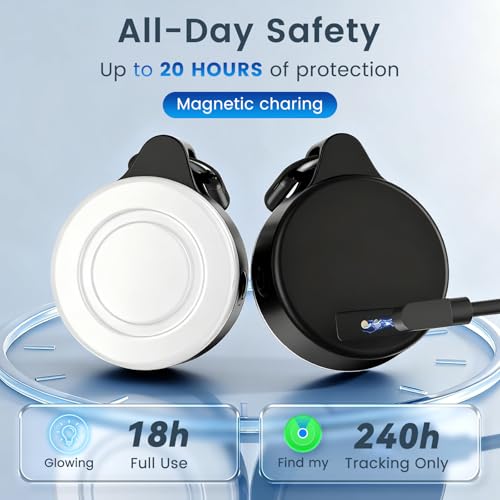 2-in-1 GPS Tracker & Dog Light - Works with Apple Find My - No Subscription