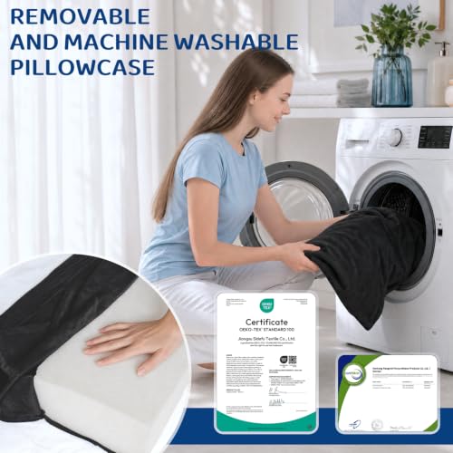 Recliner Foot Rest Cushion with Removable Semi-Cylinder