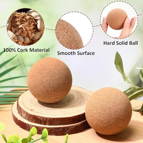 Seenelling 50 Pcs Cork Massage Ball Myofascial Release Therapy, 2 Inch - size: 2 inches