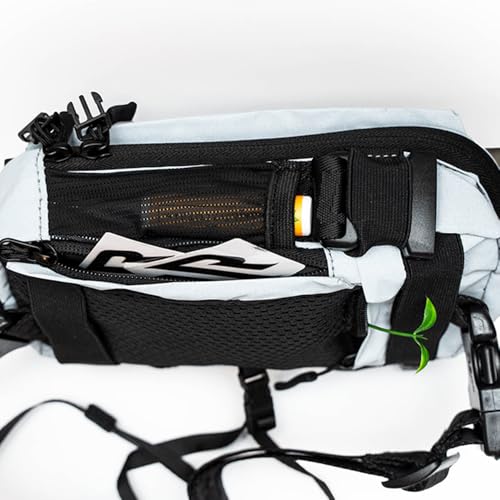 RAVERUNNER NO-BOUNCE Reflective Anti-Theft Fanny Pack & Festival Bag - Modular Sling with 8 Pockets | Rave Bag, Festival Fanny Pack - color: REFLECTIVE