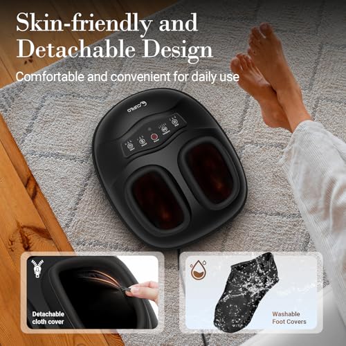 CuPiLo Smart Foot Massager with APP, FSA Eligible HSA - 2026 New Version - color: Piano Black