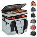 Maelstrom 24/30/60 Can Soft Cooler Bag, Double Deck Portable Ice Chest - color: Grey, size: 60 Can