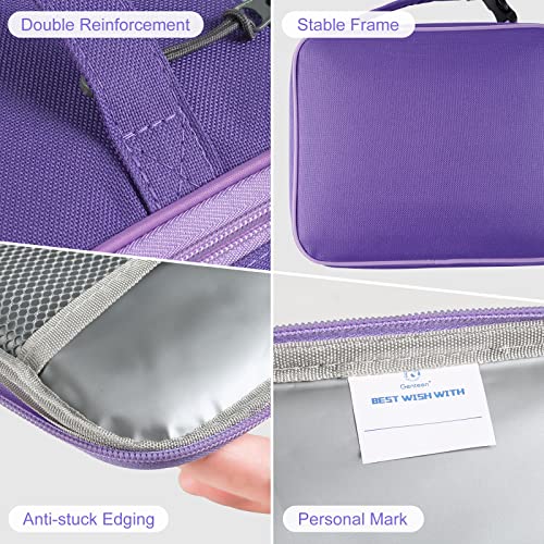 Genteen Kids Insulated Lunch Box for Boys Girls,Back to School,Office - color: C-1pk Purple